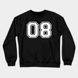 JERESEY NUMBER 08 Crewneck Sweatshirt